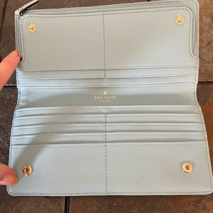 Kate Spade, Light Blue Wallet
